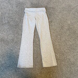 abercrombie kids Light Gray Flare Leggings